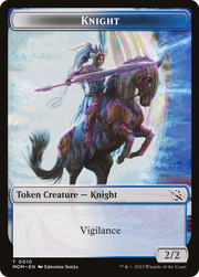 First Mate Ragavan // Knight Double-Sided Token [Tokens] March of the Machine Tokens MTG Single Magic: The Gathering