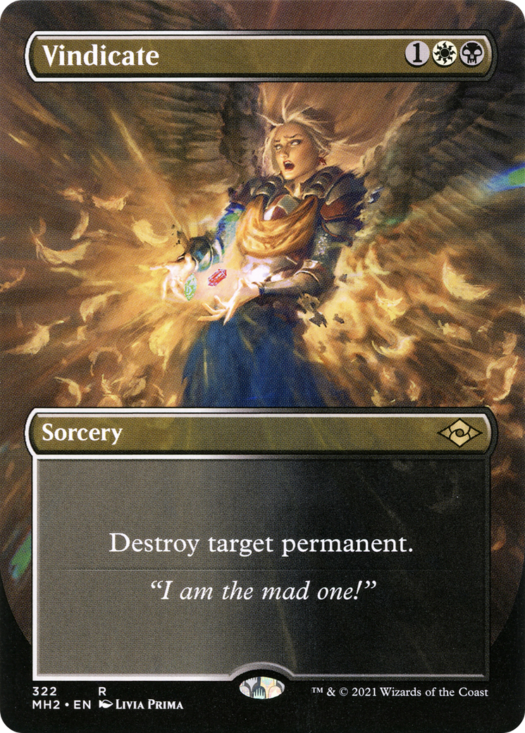 Vindicate (MH2-322) [Modern Horizons 2] (Borderless) MTG Single Modern Horizons 2