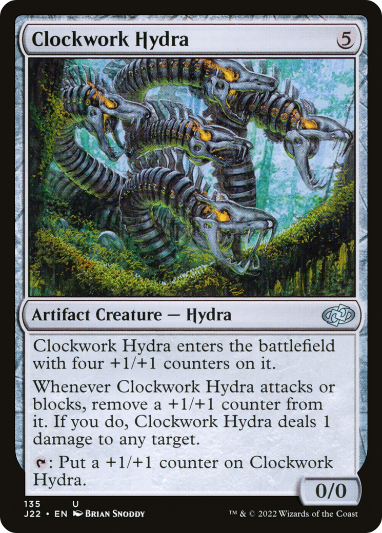Clockwork Hydra (J22-135) [Jumpstart 2022] MTG Single Wizards of the Coast