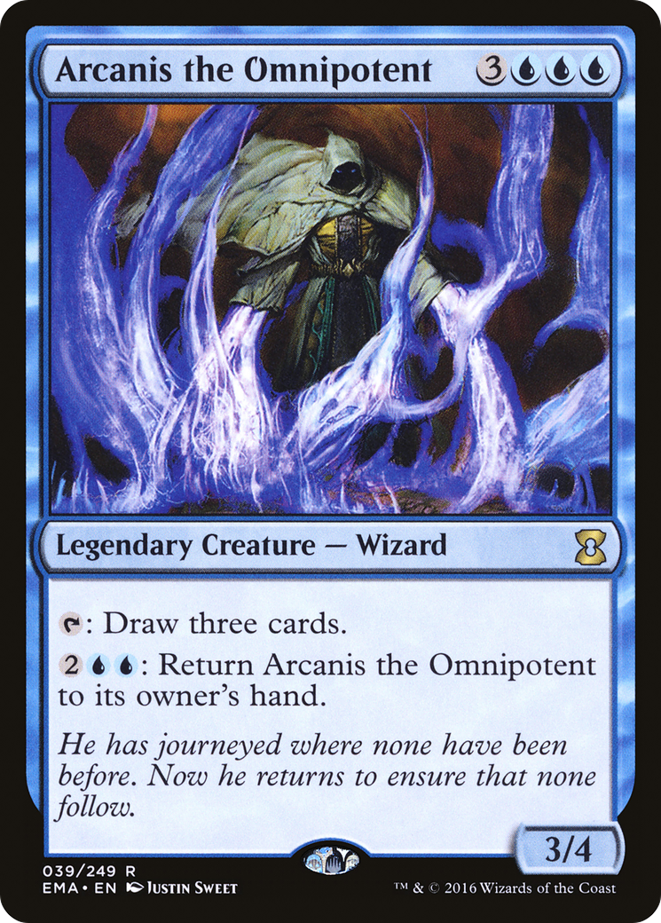 Arcanis the Omnipotent (EMA-039) [Eternal Masters] Foil MTG Single Wizards of the Coast