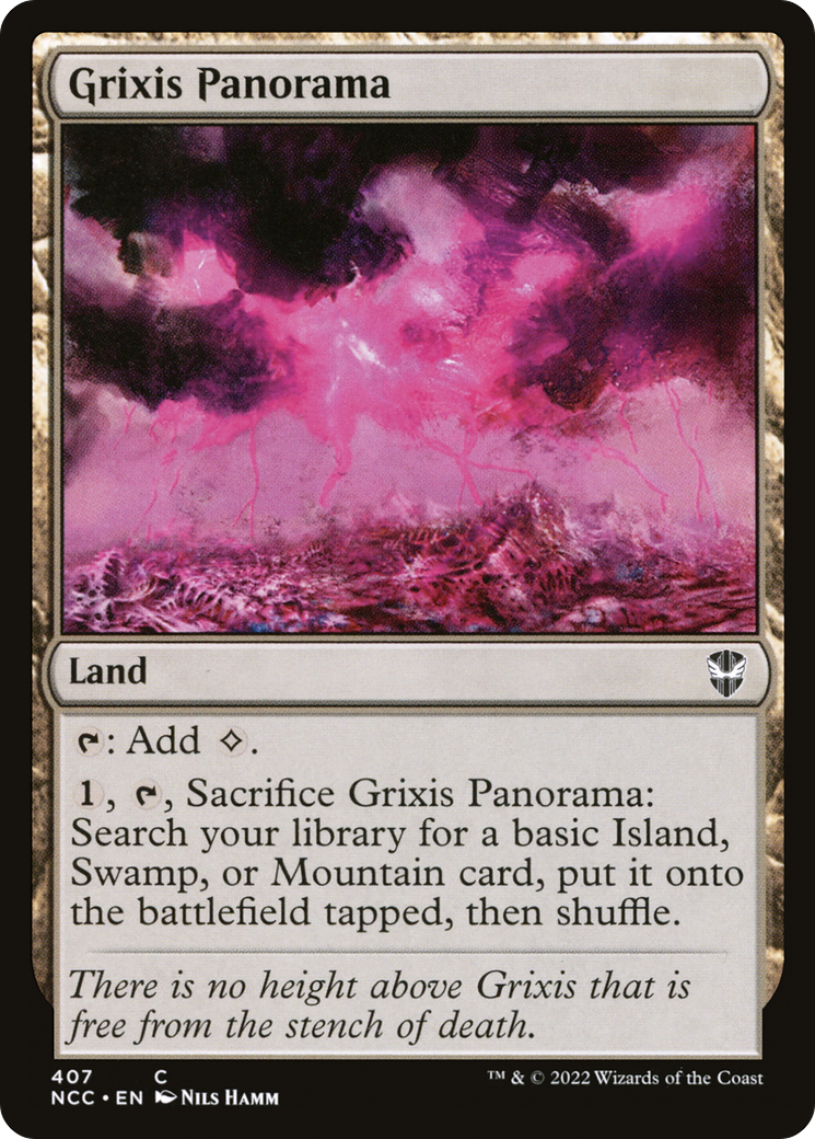 Grixis Panorama (NCC-407) [New Capenna Commander] MTG Single Wizards of the Coast