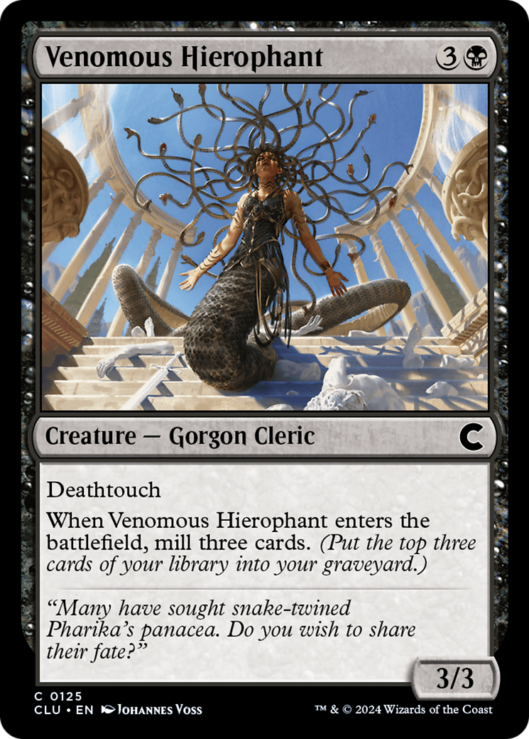 Venomous Hierophant (CLU-125) [Ravnica: Clue Edition] MTG Single Wizards of the Coast
