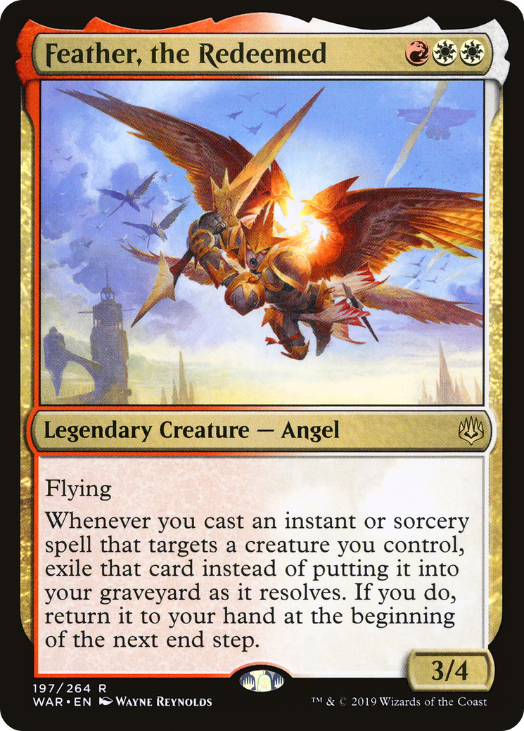 Feather, the Redeemed (WAR-197) [War of the Spark] MTG Single Wizards of the Coast