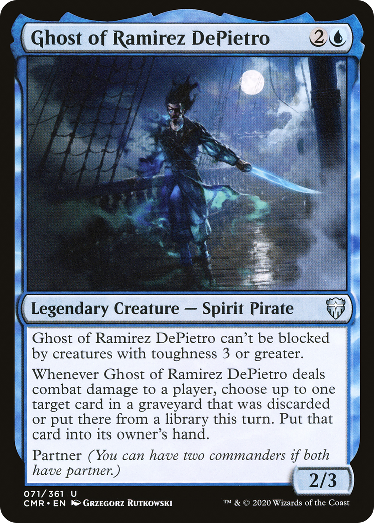 Ghost of Ramirez DePietro (CMR-071) [Commander Legends] MTG Single Wizards of the Coast