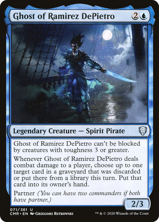 Ghost of Ramirez DePietro (CMR-071) [Commander Legends] MTG Single Wizards of the Coast