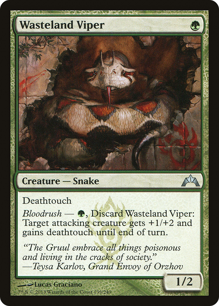 Wasteland Viper (GTC-139) [Gatecrash] Foil MTG Single Wizards of the Coast