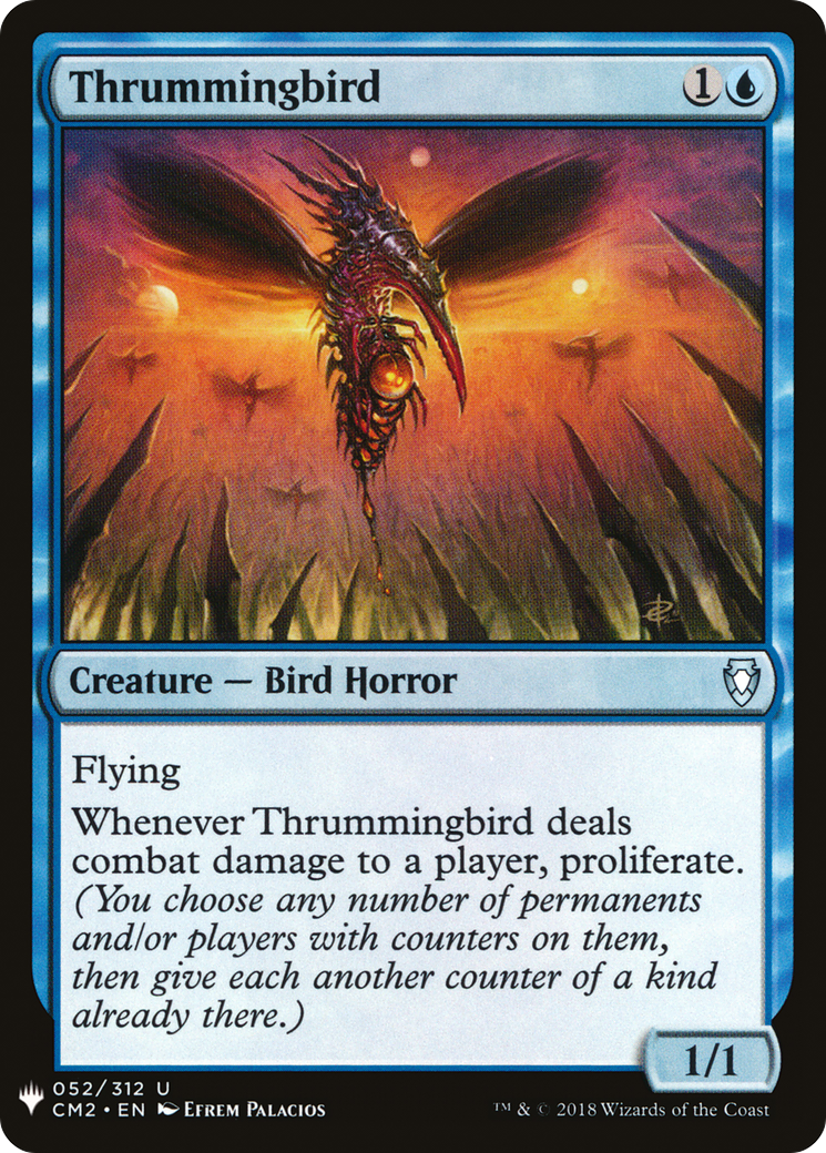 Thrummingbird (LIST-CM2-52) [Mystery Booster] The List MTG Single Wizards of the Coast