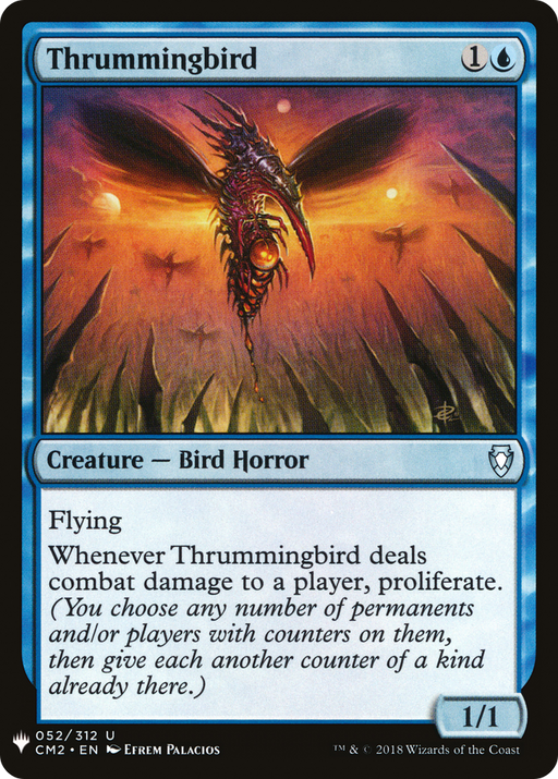 Thrummingbird (LIST-CM2-52) [Mystery Booster] The List MTG Single Wizards of the Coast