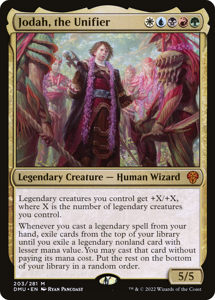Jodah, the Unifier (DMU-203) [Dominaria United] Foil MTG Single Wizards of the Coast