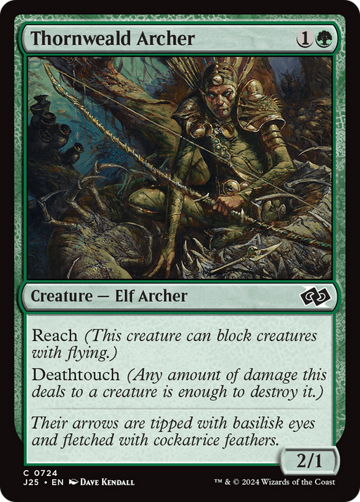 Thornweald Archer (J25-724) [Foundations Jumpstart] MTG Single Wizards of the Coast