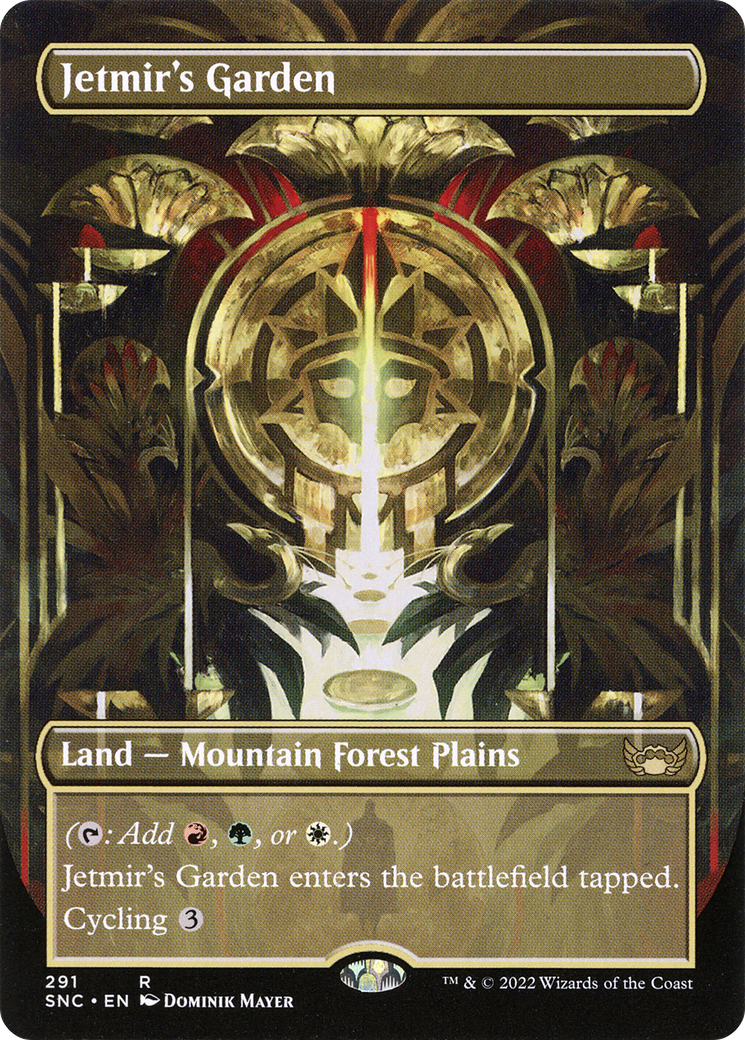 Jetmir's Garden (SNC-291) [Streets of New Capenna] (Borderless) Foil MTG Single Wizards of the Coast
