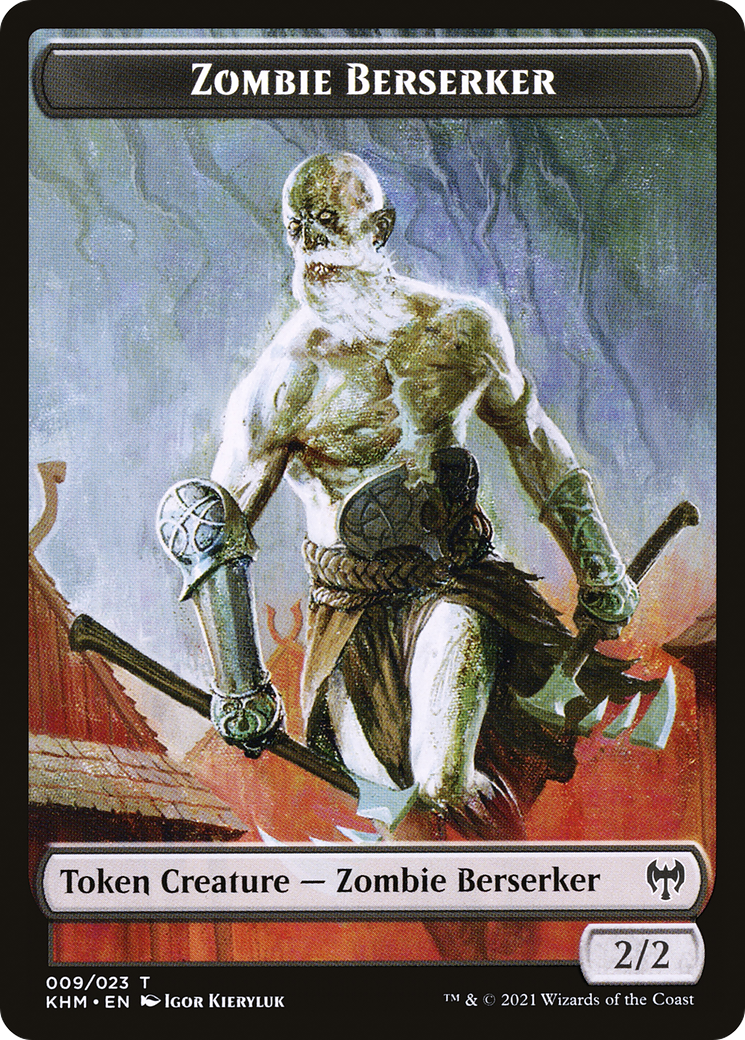 Zombie Berserker (TKHM-009) [Tokens] Kaldheim Tokens Foil MTG Single Wizards of the Coast