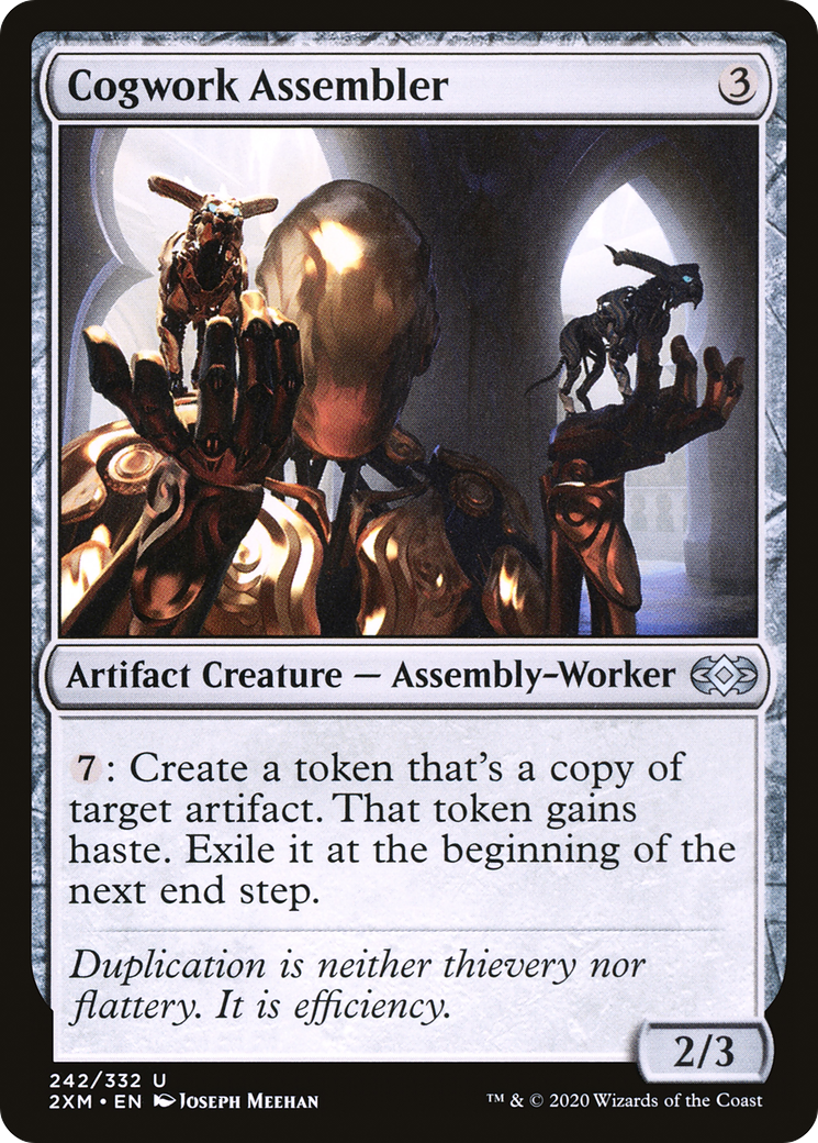 Cogwork Assembler (2XM-242) [Double Masters] Foil MTG Single Wizards of the Coast