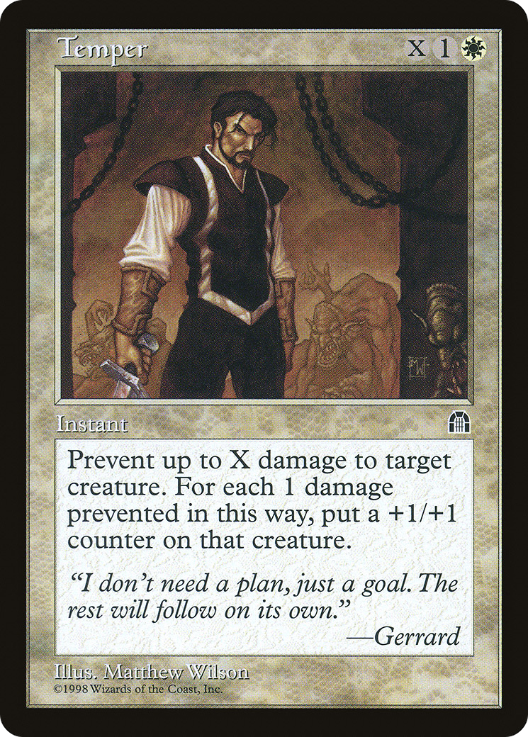 Temper (STH-020) [Stronghold] MTG Single Wizards of the Coast