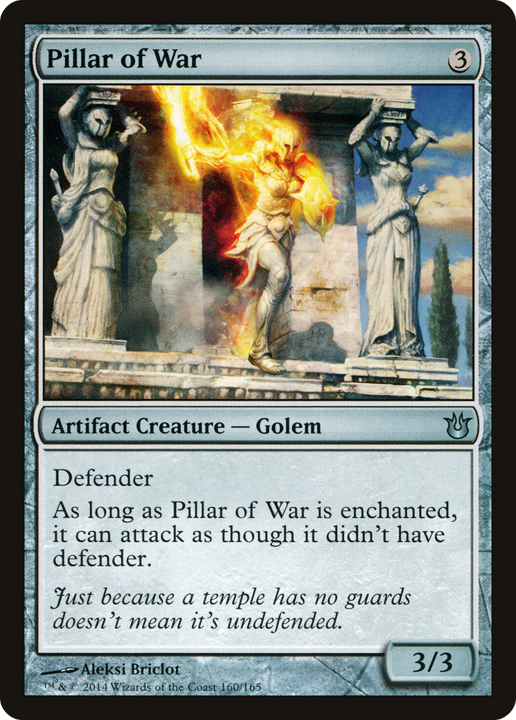 Pillar of War (BNG-160) [Born of the Gods] MTG Single Wizards of the Coast