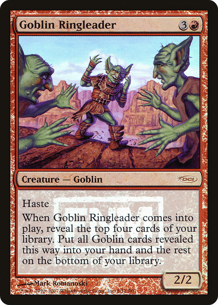 Goblin Ringleader (FNM-) [Misc] Friday Night Magic 2007 Foil MTG Single Wizards of the Coast