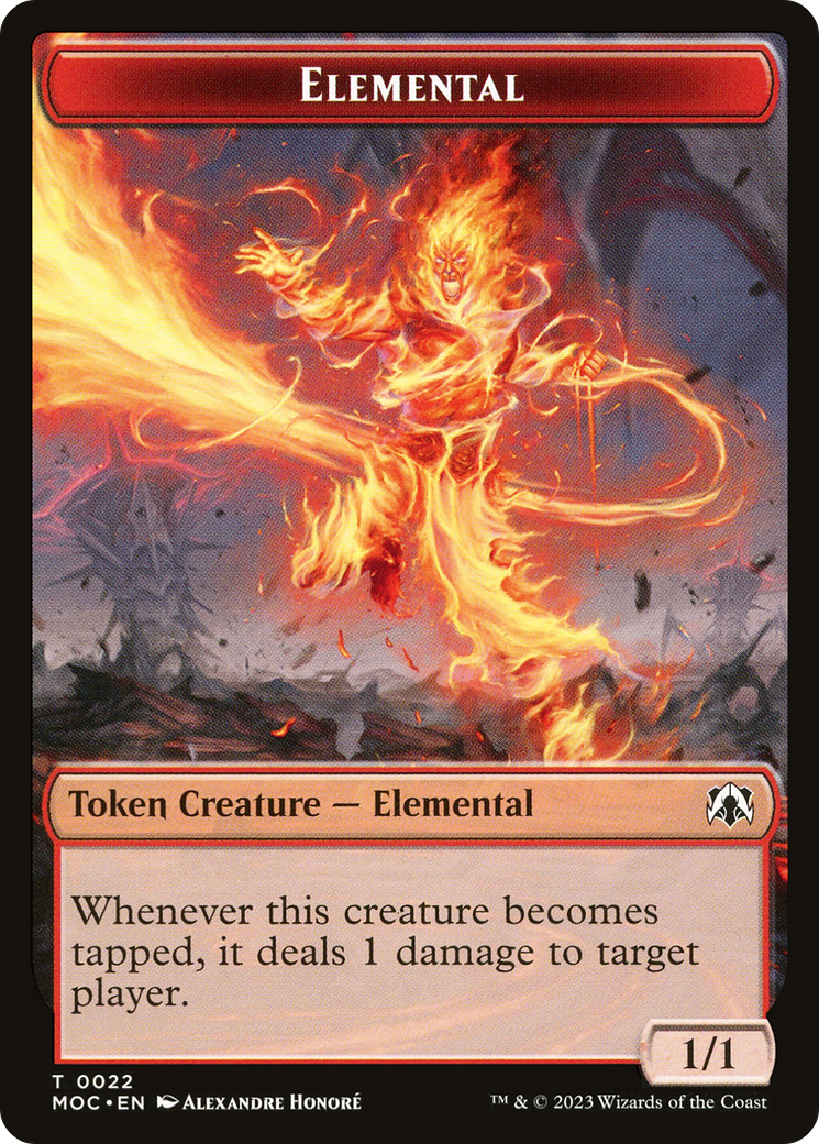 Elemental (TMOC-022) [Tokens] March of the Machine Commander Tokens MTG Single Wizards of the Coast