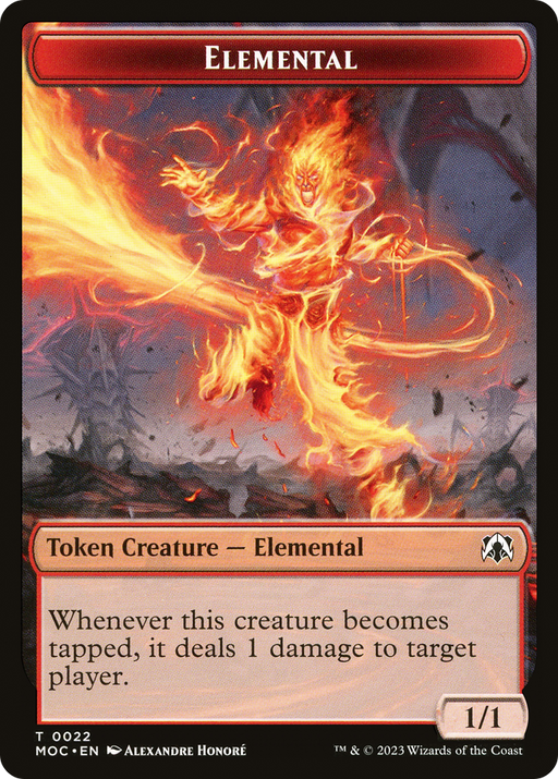 Elemental (TMOC-022) [Tokens] March of the Machine Commander Tokens MTG Single Wizards of the Coast