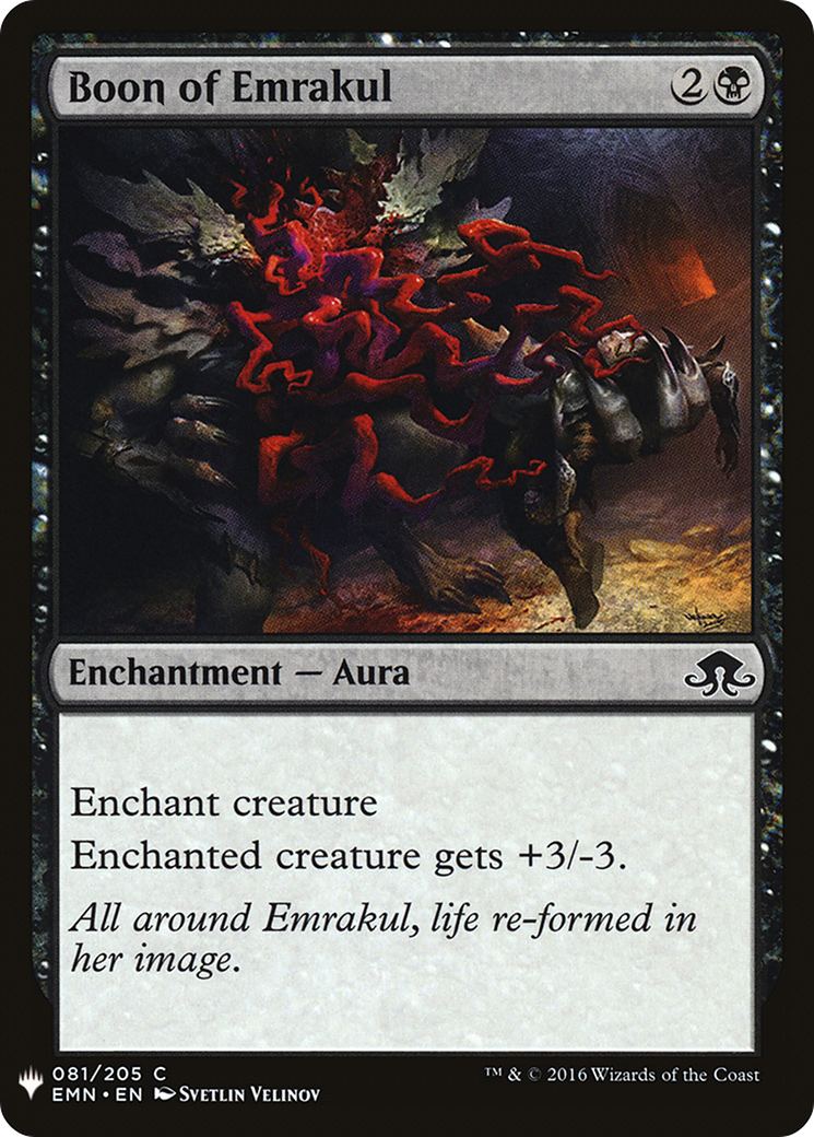 Boon of Emrakul (LIST-EMN-81) [Mystery Booster] The List MTG Single Wizards of the Coast