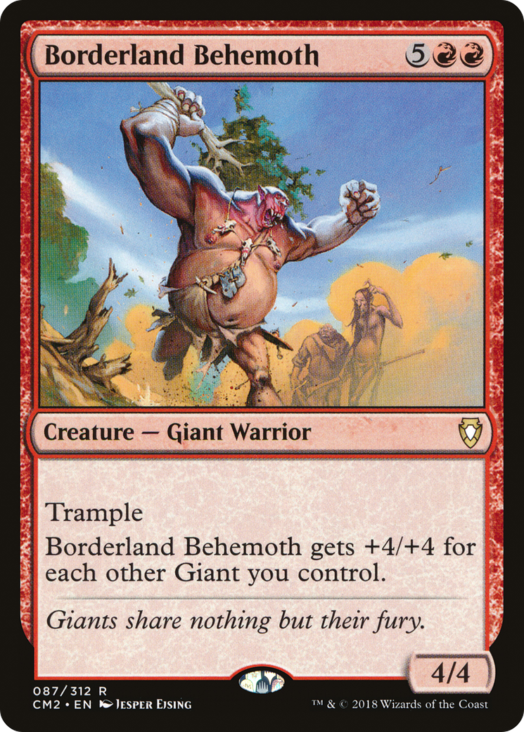 Borderland Behemoth (CM2-087) [Commander Anthology Volume II] MTG Single Wizards of the Coast