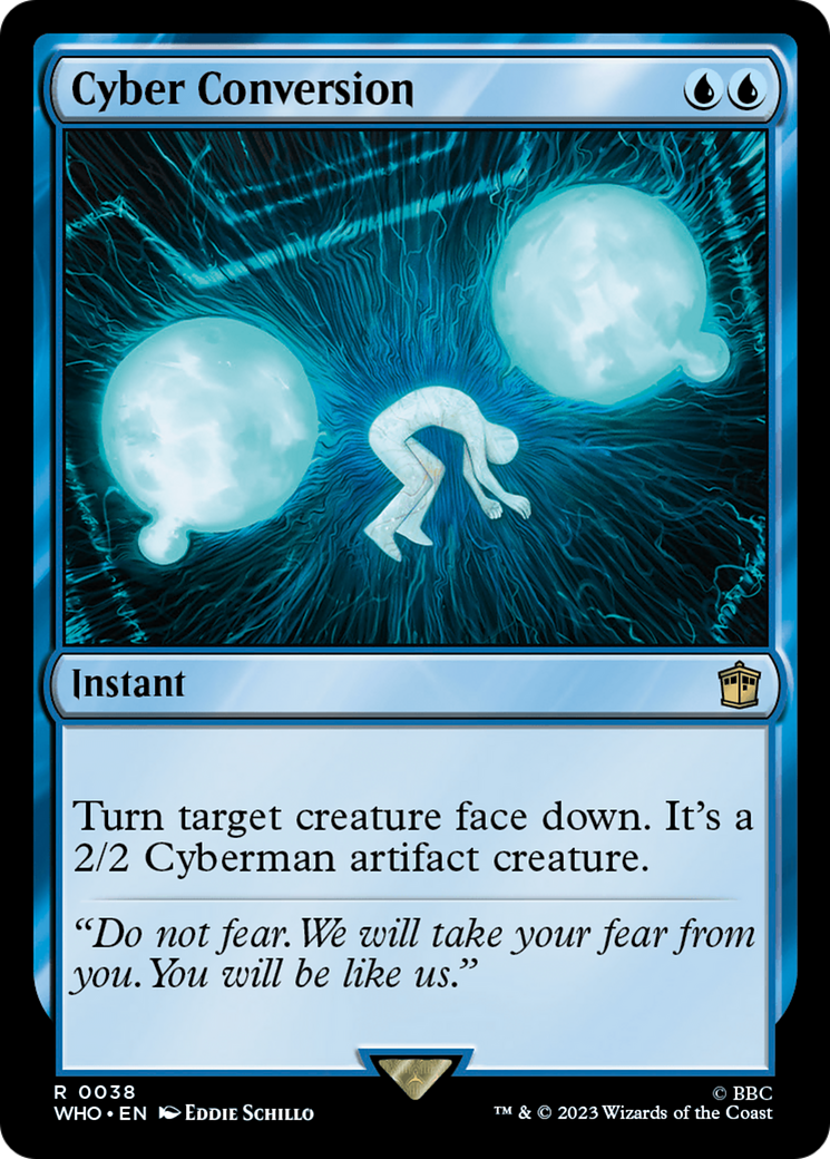 Cyber Conversion (WHO-038) [Doctor Who] Foil MTG Single Wizards of the Coast