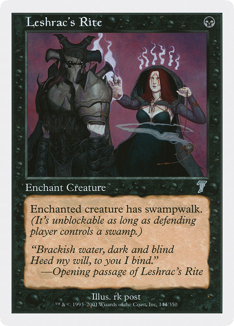 Leshrac's Rite (7ED-144) [7th Edition] Foil MTG Single Wizards of the Coast