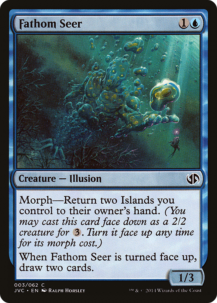 Fathom Seer (DD3-003) [Misc] Duel Decks Anthology: Jace vs. Chandra MTG Single Wizards of the Coast