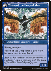 Behold the Unspeakable // Vision of the Unspeakable (NEO-048) [Kamigawa: Neon Dynasty] MTG Single Wizards of the Coast