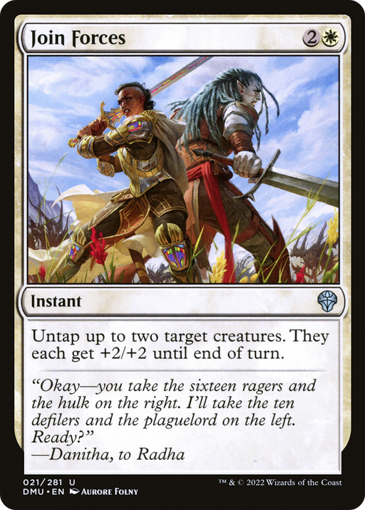 Join Forces (DMU-021) [Dominaria United] Foil MTG Single Wizards of the Coast