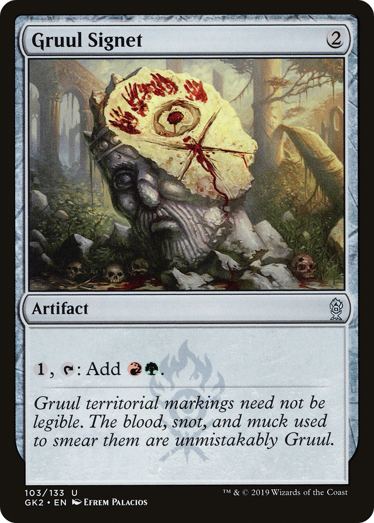 Gruul Signet (GK2-103) [Misc] RNA Guild Kit MTG Single Wizards of the Coast