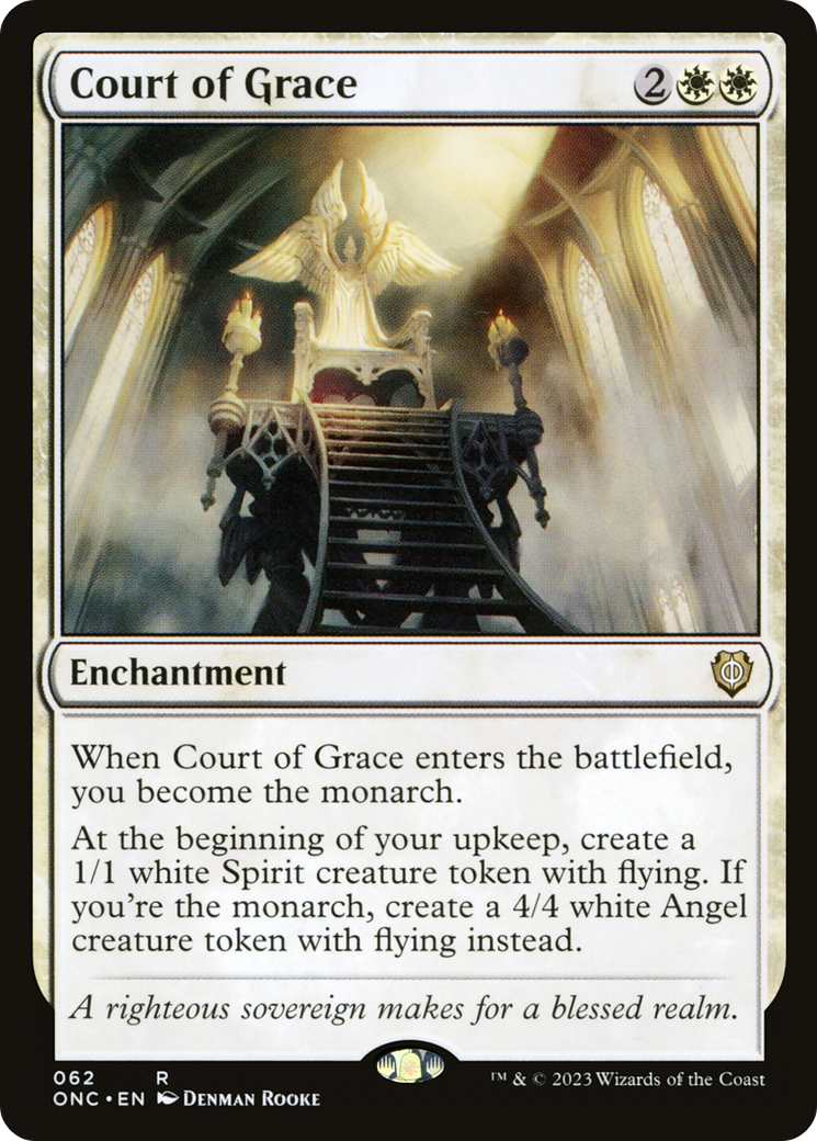Court of Grace (ONC-062) [Phyrexia: All Will Be One Commander] MTG Single Wizards of the Coast