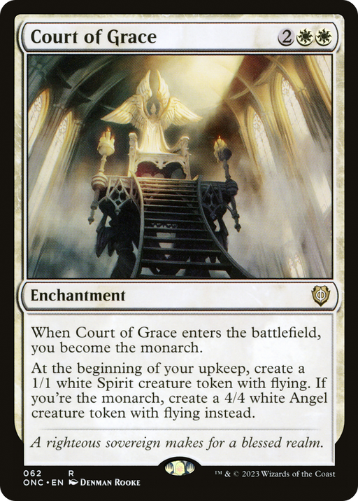 Court of Grace (ONC-062) [Phyrexia: All Will Be One Commander] MTG Single Wizards of the Coast