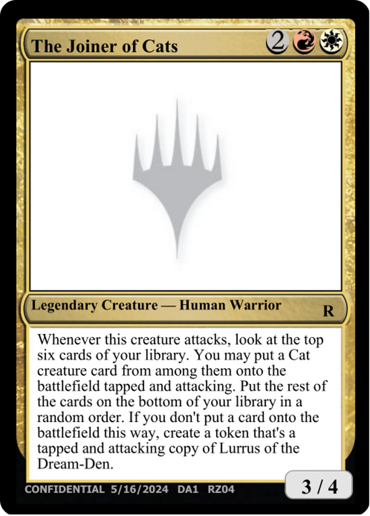 The Joiner of Cats (UNK-RZ04H) [Misc] Unknown Event MTG Single Wizards of the Coast