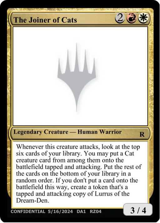 The Joiner of Cats (UNK-RZ04H) [Misc] Unknown Event MTG Single Wizards of the Coast
