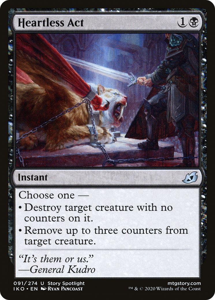 Heartless Act (IKO-091) [Ikoria: Lair of Behemoths] Foil MTG Single Wizards of the Coast