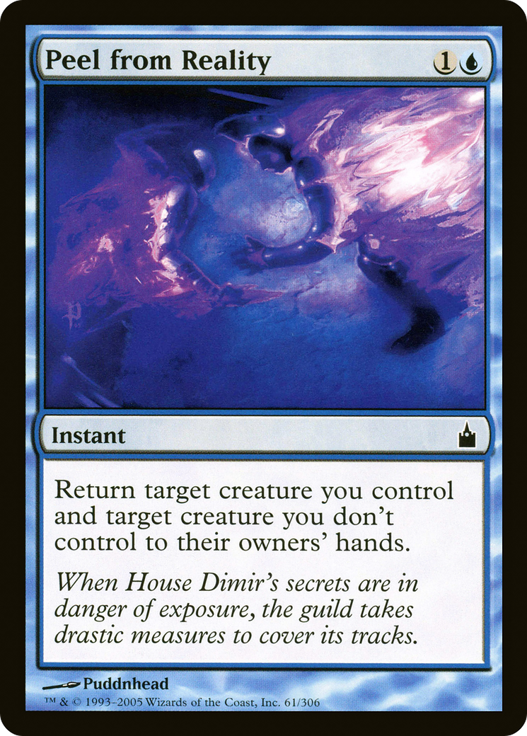 Peel from Reality (RAV-061) [Ravnica: City of Guilds] Foil MTG Single Wizards of the Coast
