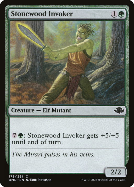Stonewood Invoker (DMR-178) [Dominaria Remastered] MTG Single Wizards of the Coast