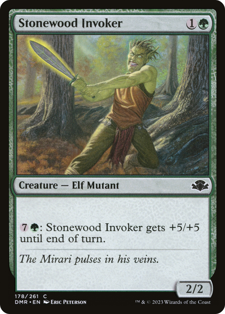 Stonewood Invoker (DMR-178) [Dominaria Remastered] Foil MTG Single Wizards of the Coast