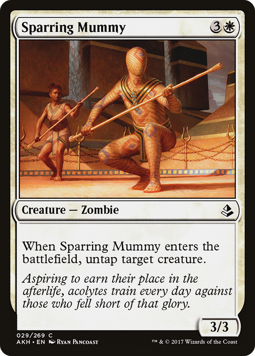 Sparring Mummy (AKH-029) [Amonkhet] Foil MTG Single Wizards of the Coast