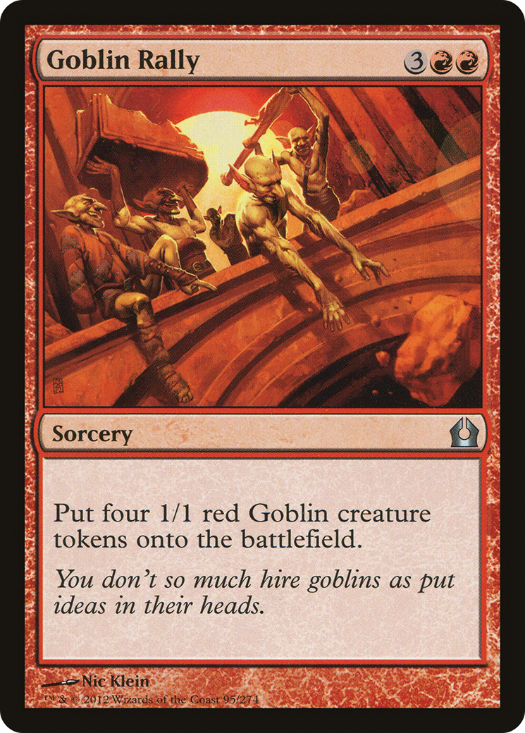 Goblin Rally (RTR-095) [Return to Ravnica] MTG Single Wizards of the Coast