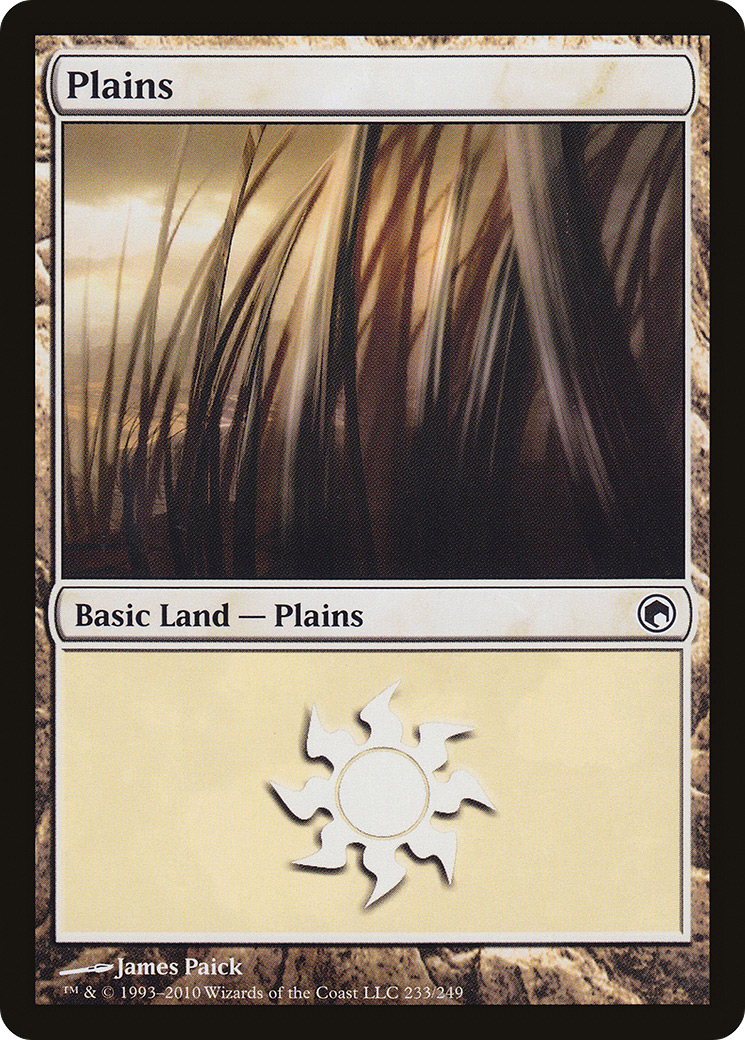 Plains (SOM-233) [Scars of Mirrodin] Foil MTG Single Wizards of the Coast