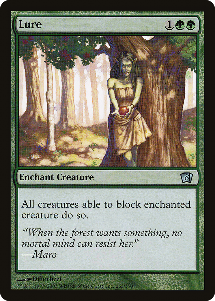 Lure (8ED-263) [8th Edition] Foil MTG Single Wizards of the Coast