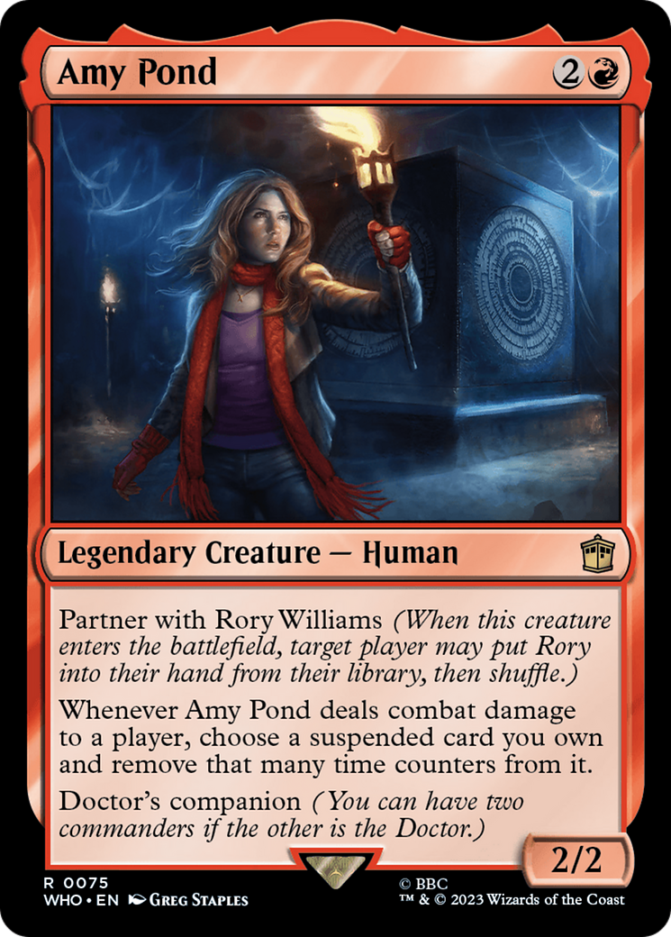 Amy Pond (WHO-075) [Doctor Who] Foil MTG Single Wizards of the Coast