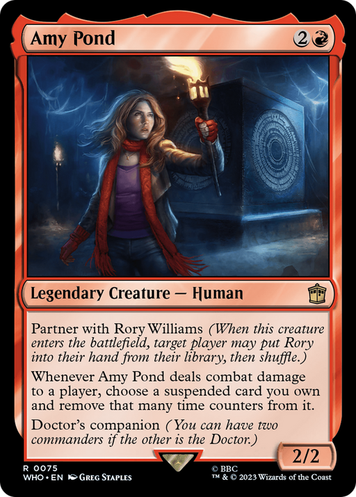Amy Pond (WHO-075) [Doctor Who] Foil MTG Single Wizards of the Coast