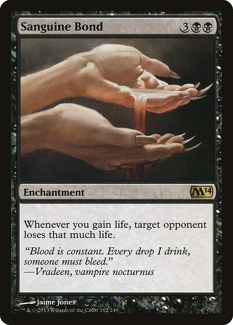 Sanguine Bond (M14-112) [Magic 2014] MTG Single Wizards of the Coast