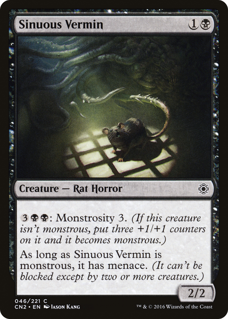 Sinuous Vermin (CN2-046) [Conspiracy: Take the Crown] Foil MTG Single Wizards of the Coast