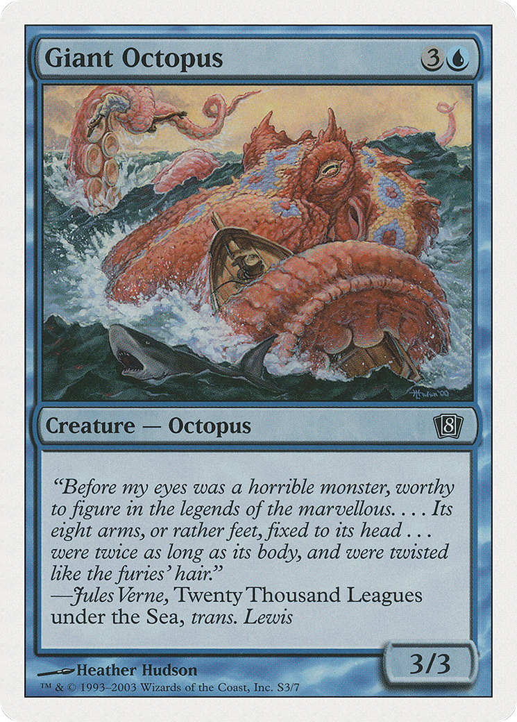Giant Octopus (8ED-0S3) [8th Edition] MTG Single Wizards of the Coast