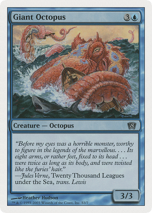 Giant Octopus (8ED-0S3) [8th Edition] MTG Single Wizards of the Coast
