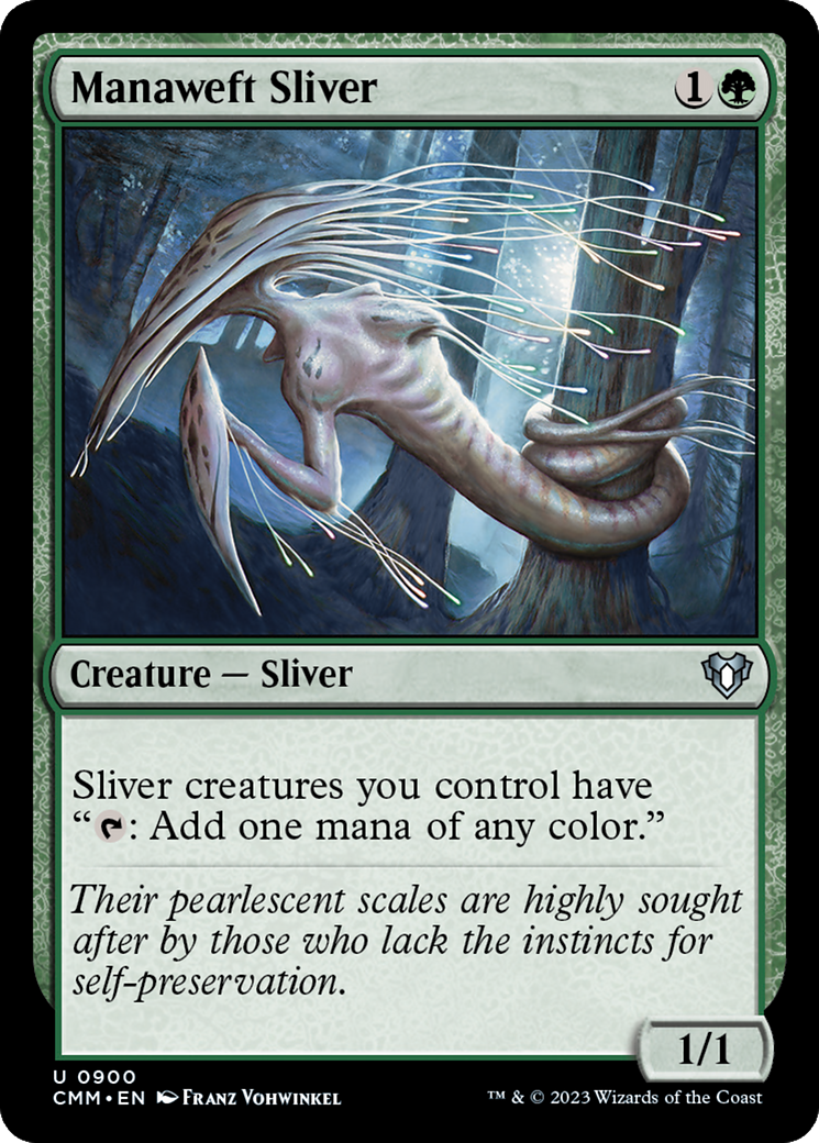 Manaweft Sliver (CMM-900) [Commander Masters] MTG Single Wizards of the Coast