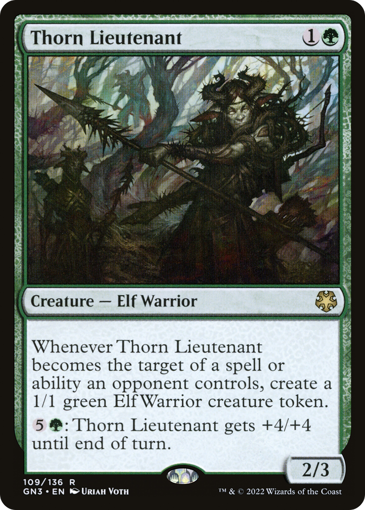 Thorn Lieutenant (GN3-109) [Misc] Game Night: Free-for-All MTG Single Wizards of the Coast